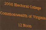 Photographs from the Historic Electoral Vote